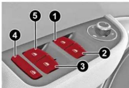 ALFA ROMEO Giulia (2021) - Power Window Controls - 1