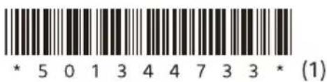 * 5 0 1 3 4 4 7 3 3 * (1)