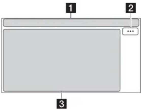 SONY XAV-3500 - Ecranele afișajului - 1