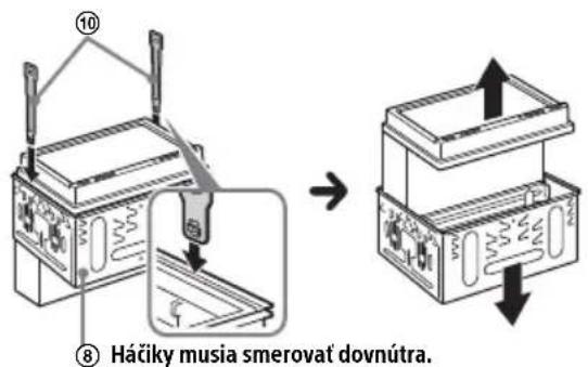 Háčiky musia smerovat dovnútra.