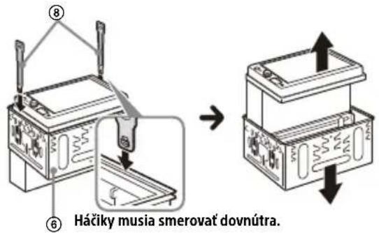 Háčiky musia smerovať dovnútra.