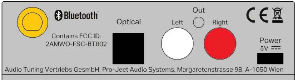 PRO-JECT Bluetooth Box S2 - Connectors - 1