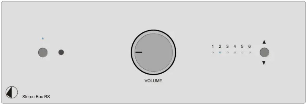 VOLUME 1 2 3 4 5 6 Stereo Box RS
