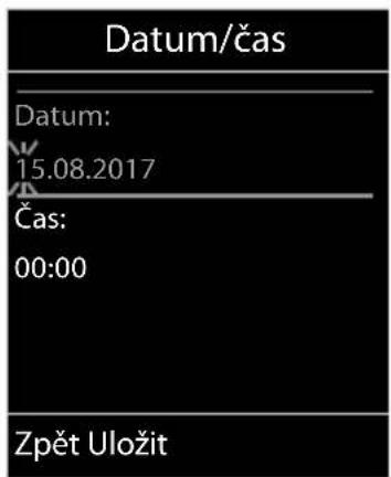 Datum/čas Datum: 15.08.2017 Čas: 00:00 Zpět Uložit