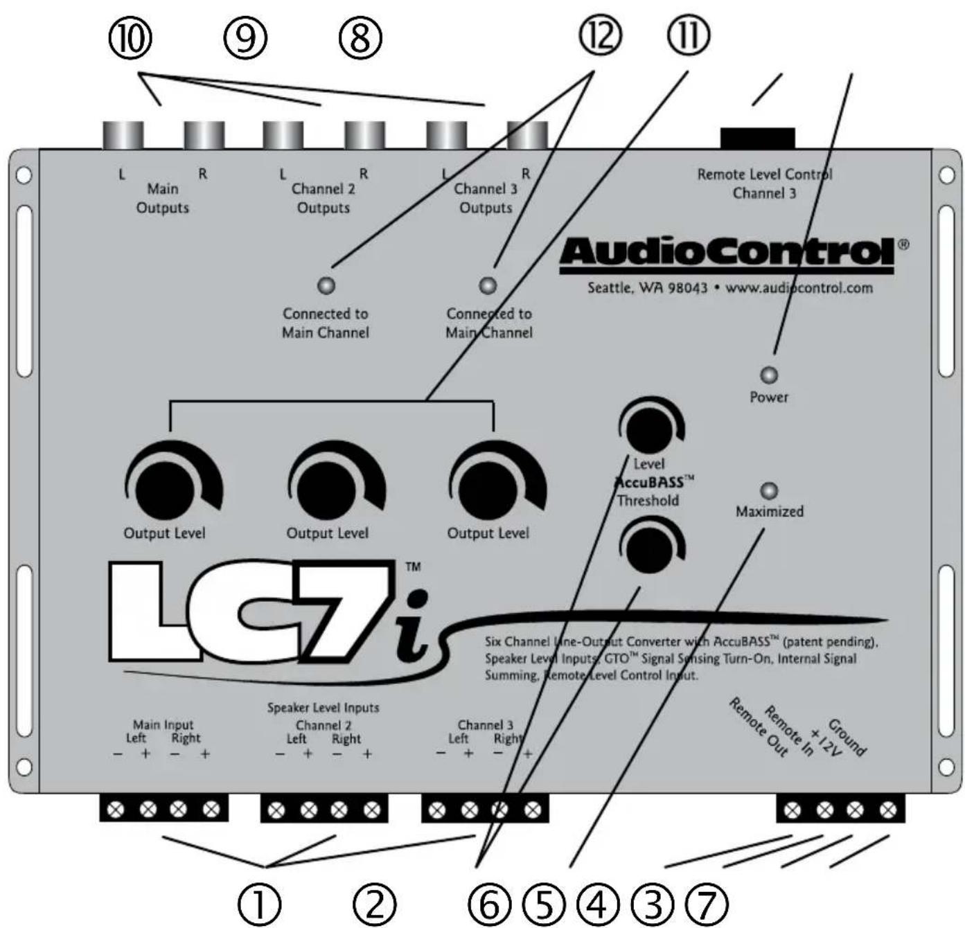 AudioControl LC7i - A Guided Tour of LC7i - 1