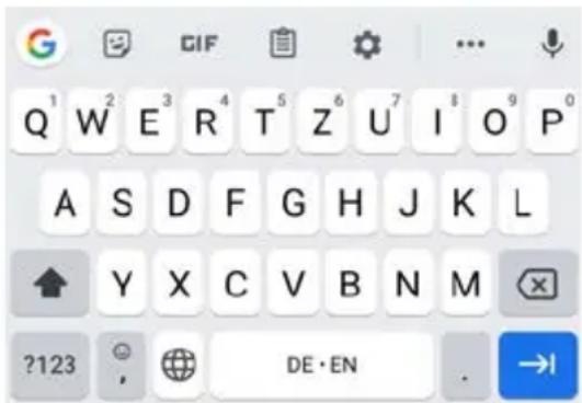 GIGASET GS3 - Zavření klávesnice - 1