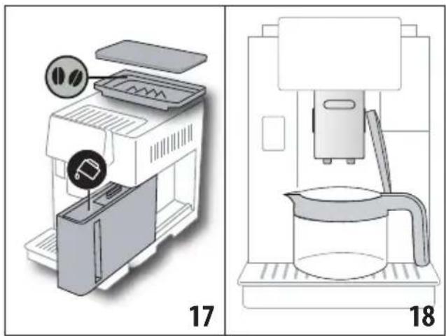 DELONGHI Magnifica S Smart ECAM250.33.TB - KARAFA KÁVY - 2
