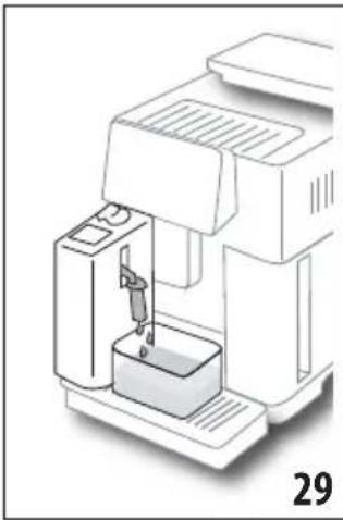 DELONGHI Magnifica S Smart ECAM250.33.TB - Čištění nádobky na mléko po každém použití - 2