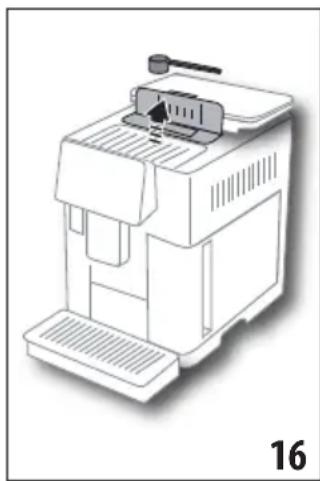 DELONGHI Magnifica S Smart ECAM250.33.TB - Çekilmiş kahve kullanarak kahve hazırlama Dikkat! - 1