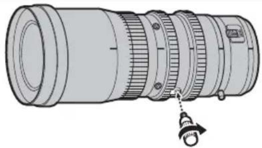 FUJIFILM MKX18-55mmT2.9 - E X Anbringen des Zoomhebels - 1
