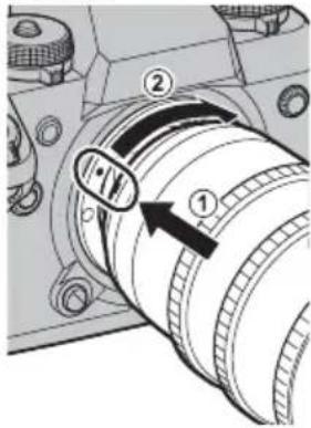 Technical diagram of a mechanical component with numbered parts and directional arrow indicating motion or movement