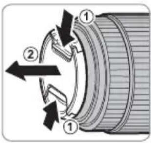 FUJIFILM GF100-200mmF5.6 R LM OIS WR - De doppen verwijderen - 1
