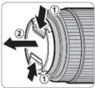 Technical diagram showing mechanical assembly with numbered components and directional arrows indicating motion or flow.