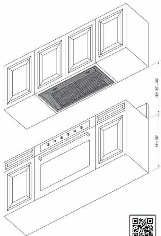 ZLine KE36 - RANGE HOOD INSERT INSTALLATION - 1