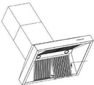 ZLine KE36 - Professional Series Baffle Filter Change: - 3