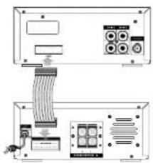JVC UX-F327S - Connecting the Power Control Cable - 1