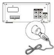 JVC UX-F327S - Connecting the FM Antenna - 1