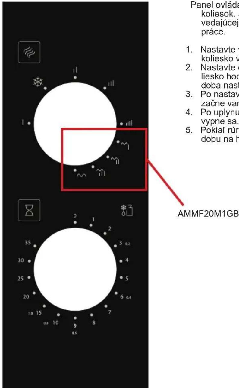 AMICA AMMF20M1B - Názvy elementov vybavení rúry - 1
