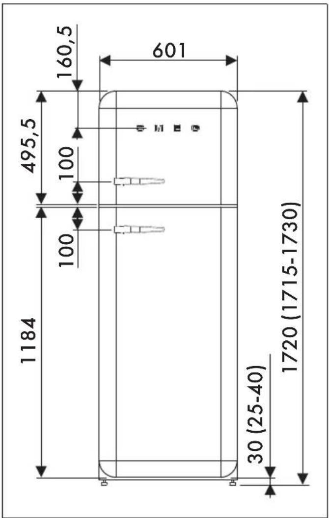 SMEG FAB30RPB5 - Positioning - 7