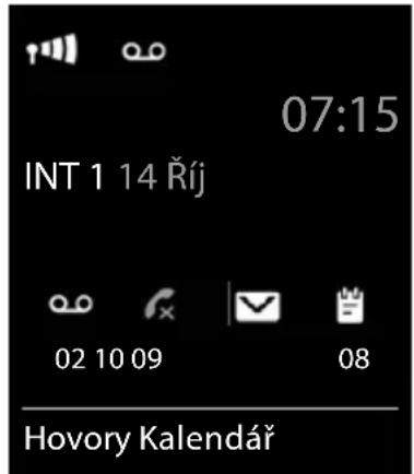 07:15 INT 1 14 Ríj 02 10 09 08 Hovory Kalendář