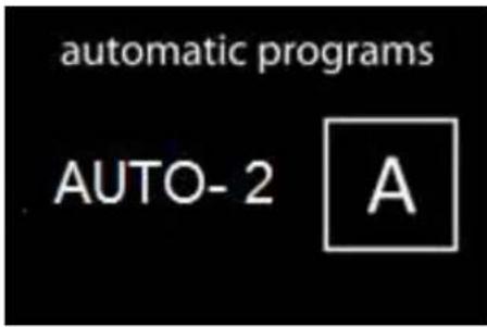 automatic programs AUTO- 2 A