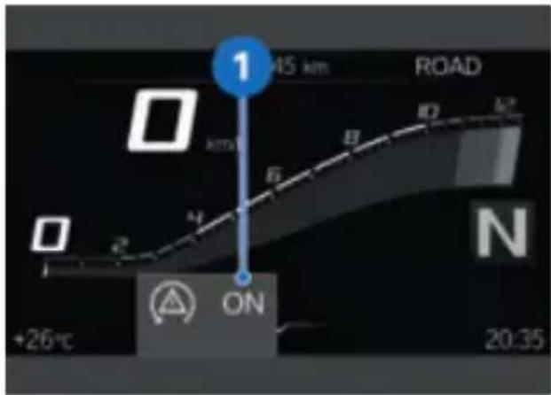 1 45 km ROAD N ON +26°C 20:35