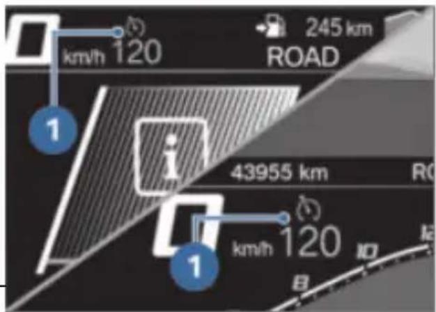 km/h 120 245 km ROAD 43955 km km/h 120