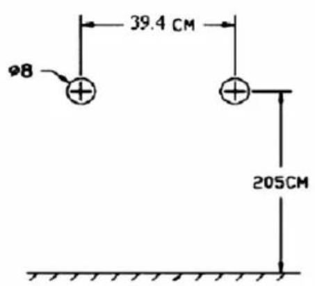 φ8 39.4 CM 205CM