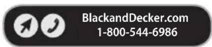 BlackandDecker.com 1-800-544-6986