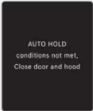 Genesis G80 (2021) - Press brake pedal to deactivate AUTO HOLD - 1