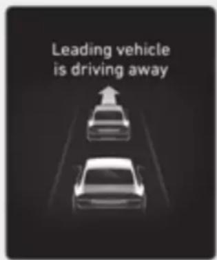 Genesis G80 (2021) - Leading vehicle departure alert function - 1