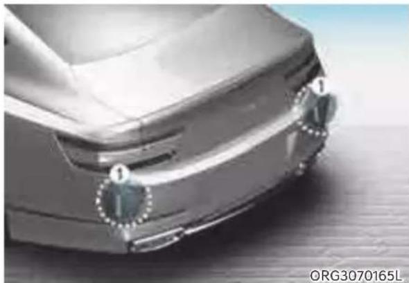 Genesis G80 (2021) - Detecting sensor - 1