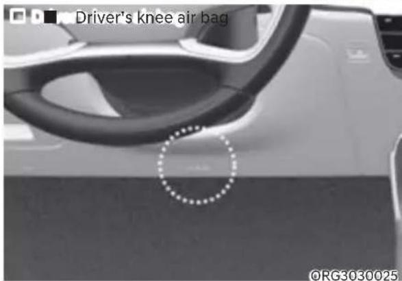 Genesis G80 (2021) - Driver's and passenger's front air bags - 2