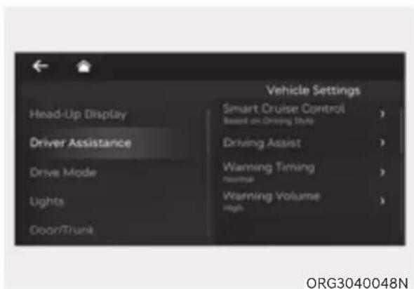 Genesis G80 (2021) - Setting Your Vehicle - 3