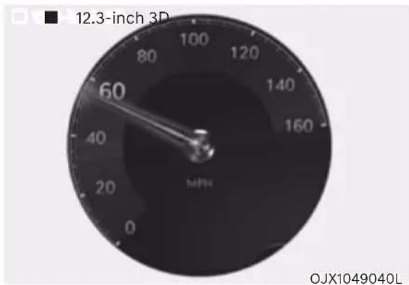 Genesis G80 (2021) - Gauges and Meters Speedometer - 2