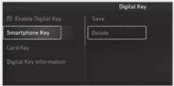 Genesis G80 (2021) - How to delete Digital Key (Smart Phone) - 1