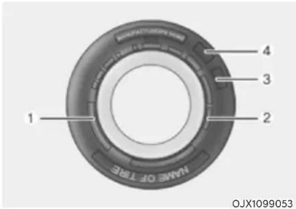 Genesis G80 (2021) - Tire Sidewall Labeling - 1