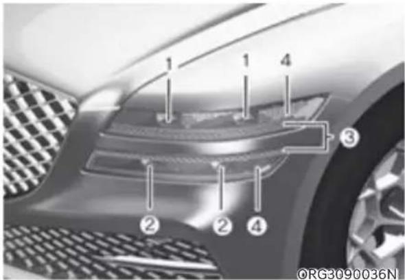 Genesis G80 (2021) - Headlamp, Parking Lamp, Turn Signal Lamp, Daytime Running Light (DRL) Replacement - 1