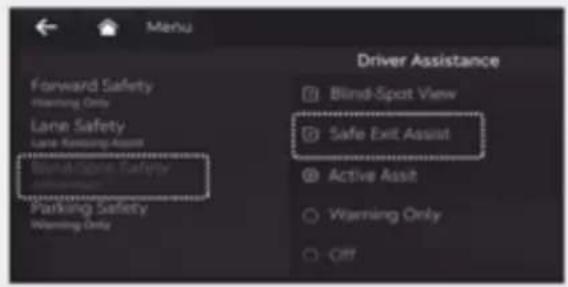 Genesis G80 (2021) - Setting functions for the system - 1