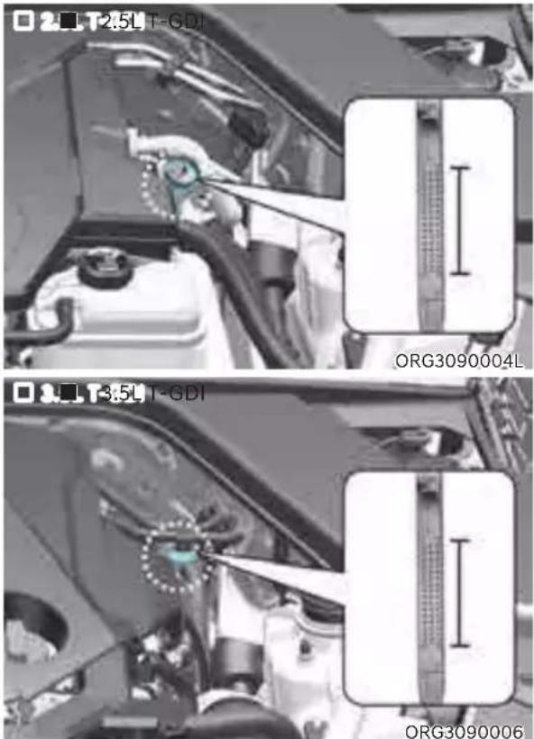 Genesis G80 (2021) - Checking the Engine Oil Level - 1