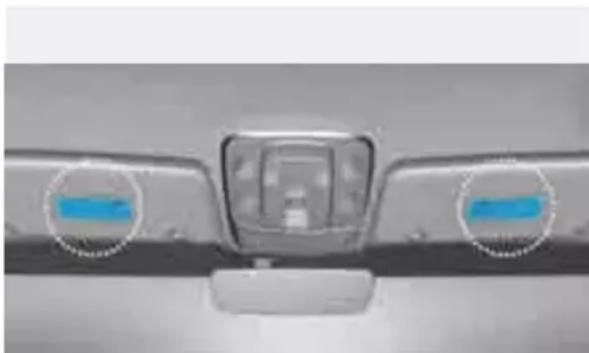 Genesis G80 (2021) - Air Bag Warning Labels - 1