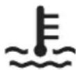 Genesis G80 (2021) - Engine coolant temperature warning light (for 8-inch cluster) - 1