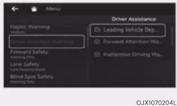 Genesis G80 (2021) - Driver Attention Warning - 1