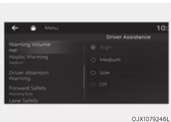 Genesis G80 (2021) - WARNING - 1