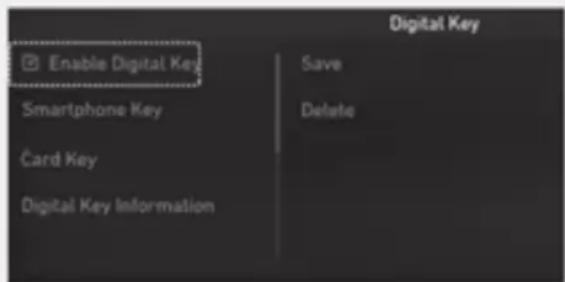 Genesis G80 (2021) - Smart phone registration - 1