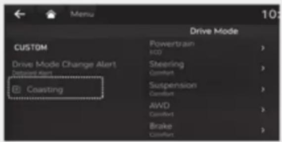 Genesis G80 (2021) - Coasting Setting - 1