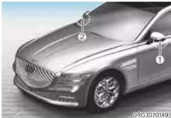 Genesis G80 (2021) - Detecting sensor - 1