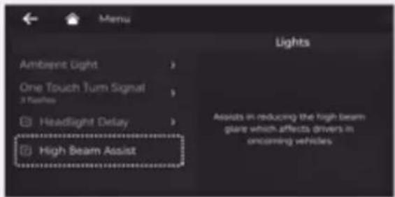 Genesis G80 (2021) - System Setting - 1