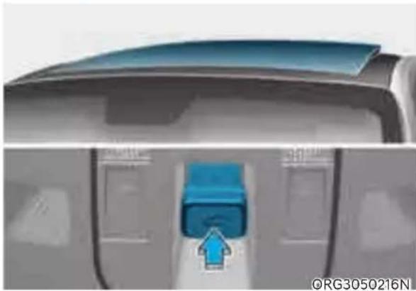 Genesis G80 (2021) - Tilting the Sunroof - 1