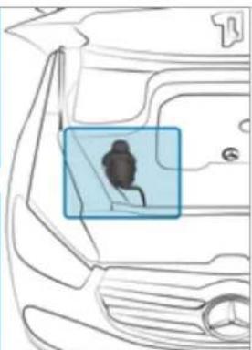 Mercedes-Benz GLS (2021) - Checking the coolant level - 2